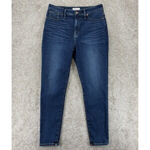 Madewell Women's Skinny Jeans - Dark Blue
